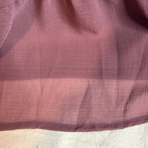 Andrée by Unit Tiered Babydoll Dress – Mauve, Size Large - Picture 3 of 9